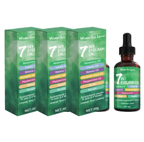 7-in-1 Eyelash Oil – Bee Venom, Collagen & Castor for Growth Eyelash Growth Oil Oasis Select army green 30g
