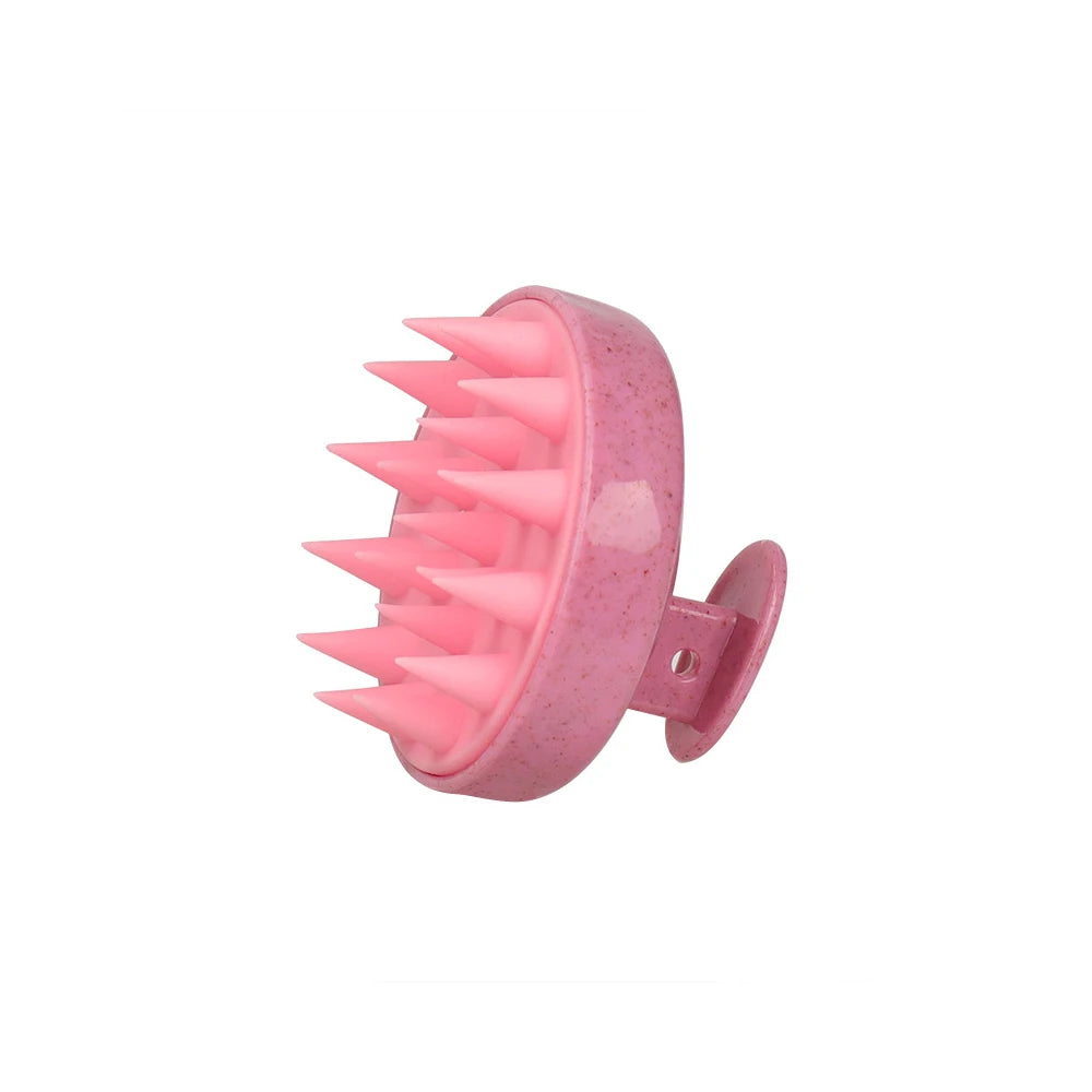 Silicone Scalp Massage Hair Wash Brush & Comb Set Scalp Massage Brush Oasis Select pink