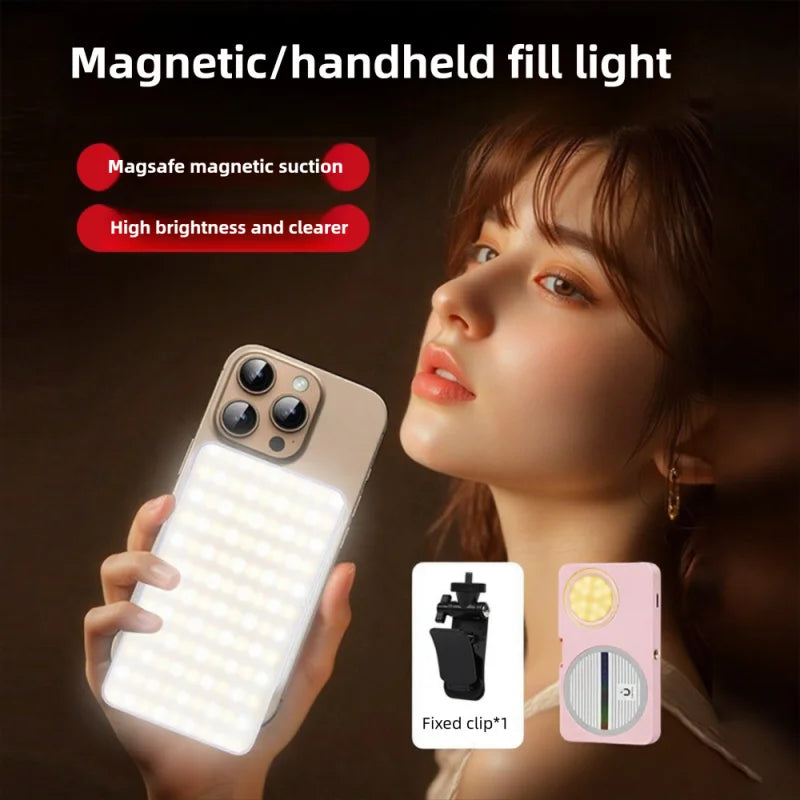 SHINEKNOT Magnetic LED Fill Light | Double-Sided Dimmable 10W