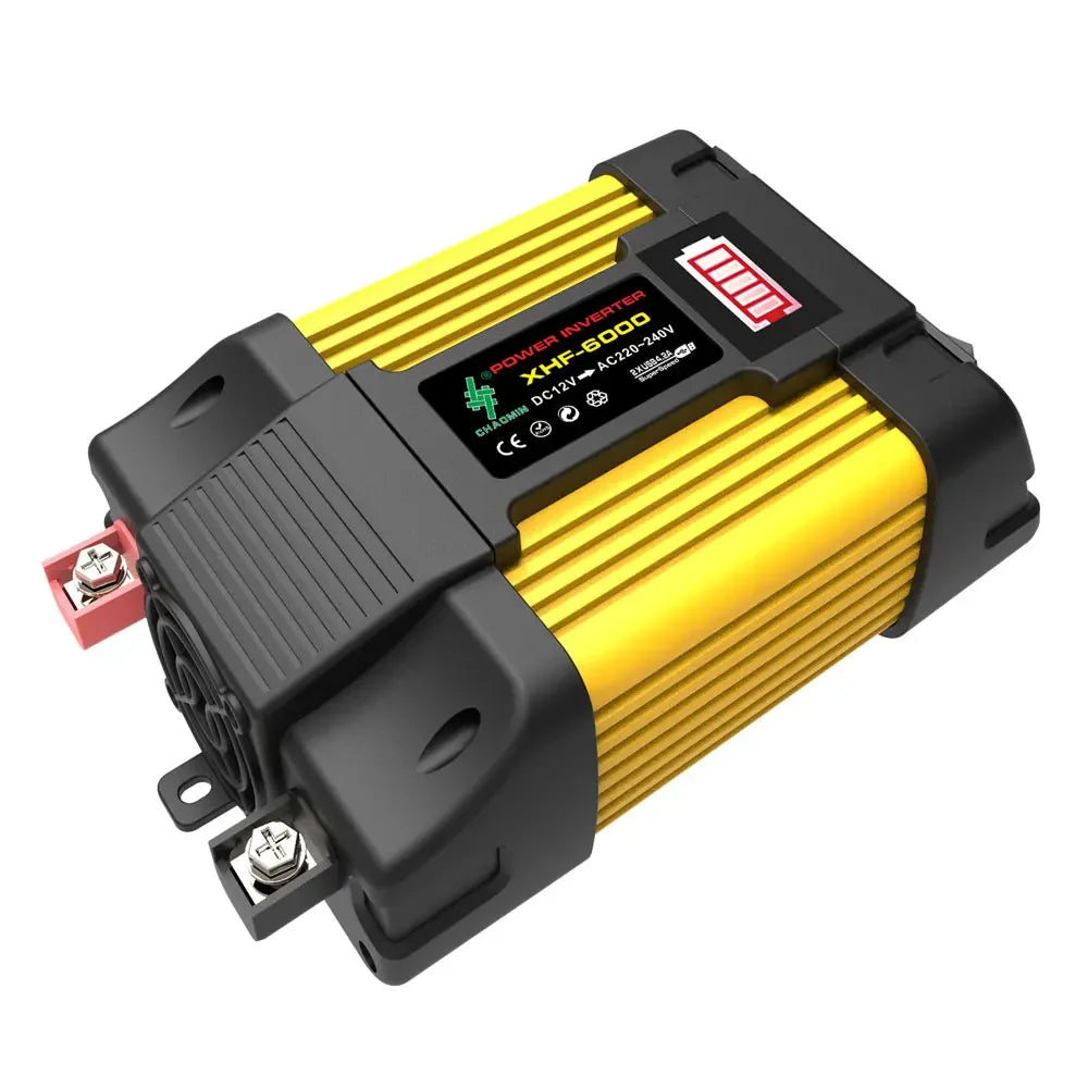 Car Wave Inverter 12V 220V 110V 600W 1000W 12 Volt DC To AC LED Displays Portable Power Voltage Converter Car Solar Inverter Oasis Select
