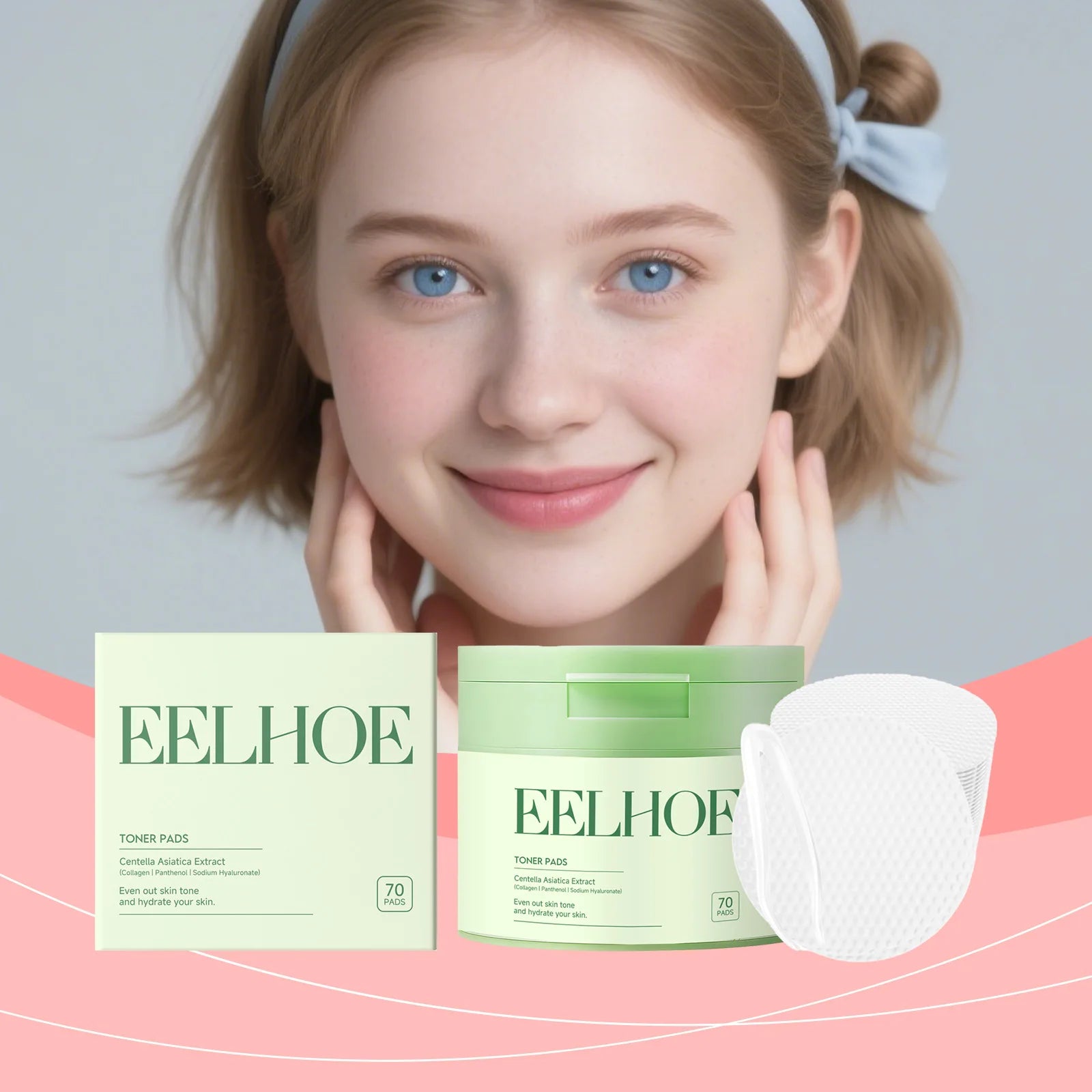 Eelhoe Daily Facial Toner Pads – Hydrating & Soothing Skincare