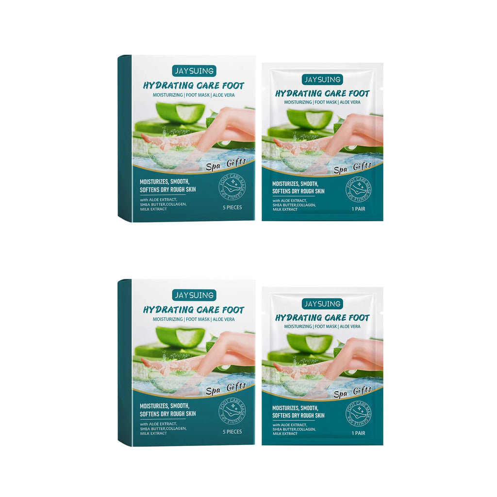 Aloe Vera Exfoliating Foot Mask – Dead Skin & Callus Remover Exfoliating Foot Mask Oasis Select 10pcs
