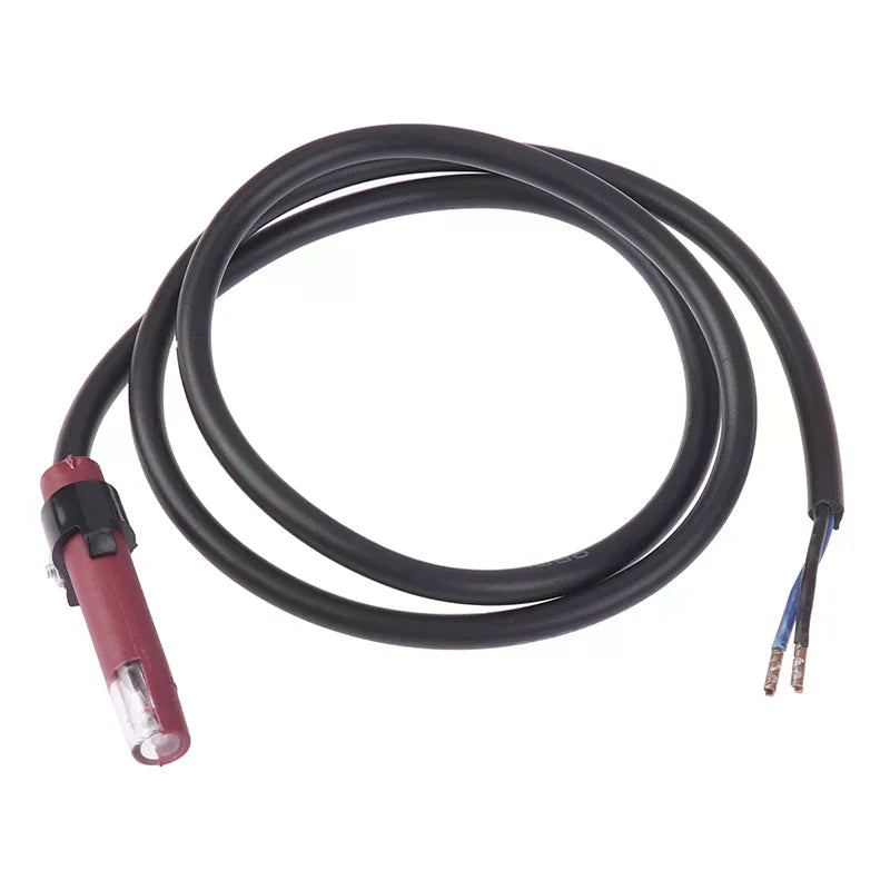 Ordinary QRB1 Flame Detector Photosensitive Electric Eye Burner Detection Photoresistor Red QRB1 Photocell For Burner Waste Oil Oasis Select