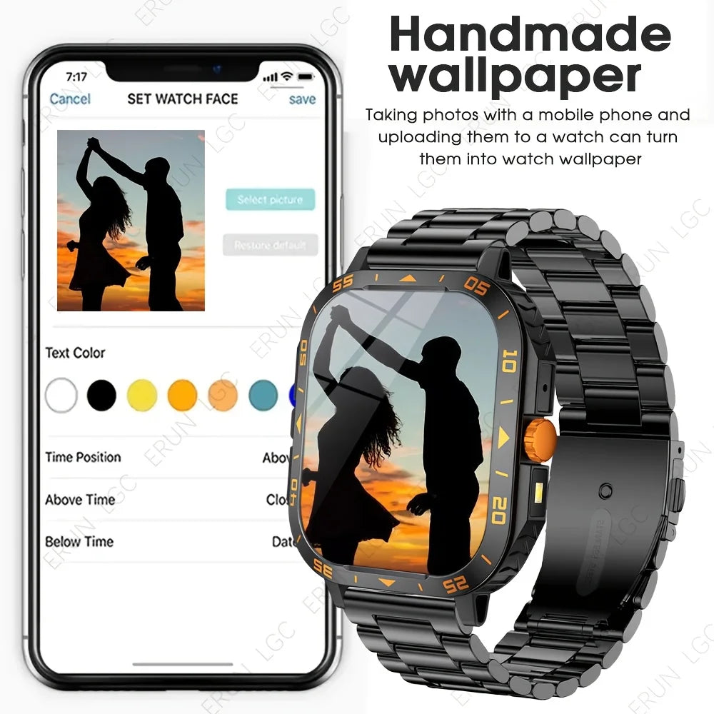 ERUN Smart Watch – Sports Modes, Calls, Sleep & Music Control