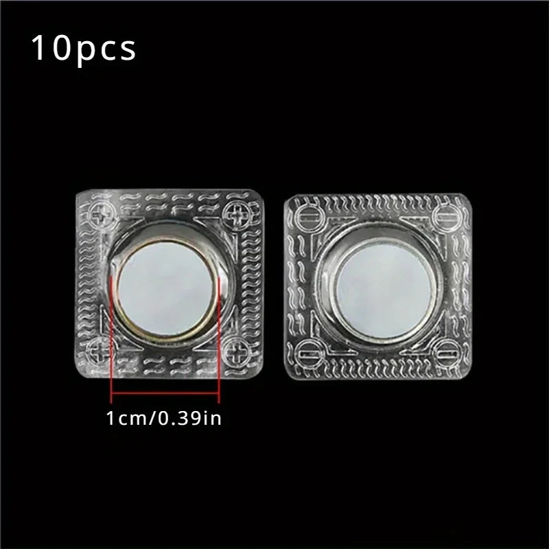10pcs Magnetic Fasteners for Sewing - Invisible Metal Fasteners for Clothing and Bags Easy-to-Use Handicrafts DIY Accessories Oasis Select