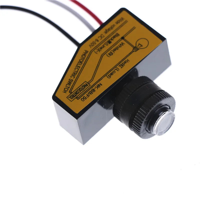 Automatic Light Control Sensor, Photocell Switch, DC12V, 24V, 36V, 48V, Dusk to Dawn Oasis Select