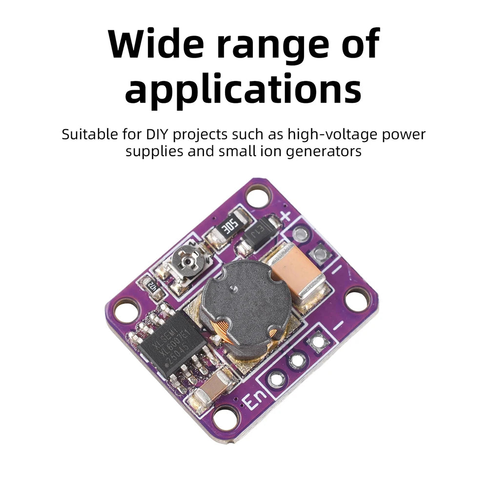 DC-DC Boost Converter 3.6-20V Input 120-300V/150-500V Output Ultra Compact High Voltage Power Module for DIY Ionizer Oasis Select