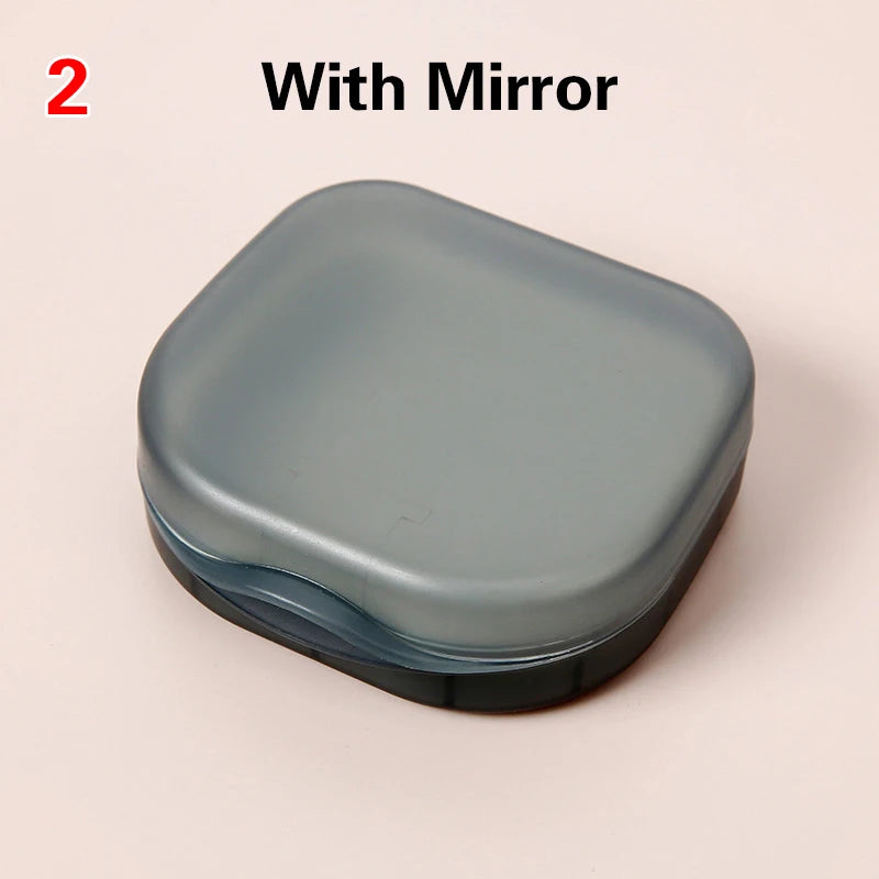 Elderly False Teeth Box Denture Storage Box Invisible Braces Orthodontic Retainer Case With Cover Dustproof Container Oasis Select MR-08