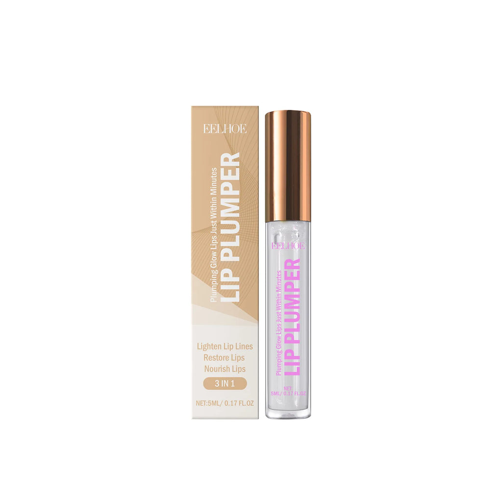 EELHOE Lip Plumper Oil – Volumising, Nourishing & Brightening Lip Plumper Oil Oasis Select 5ml Boxed