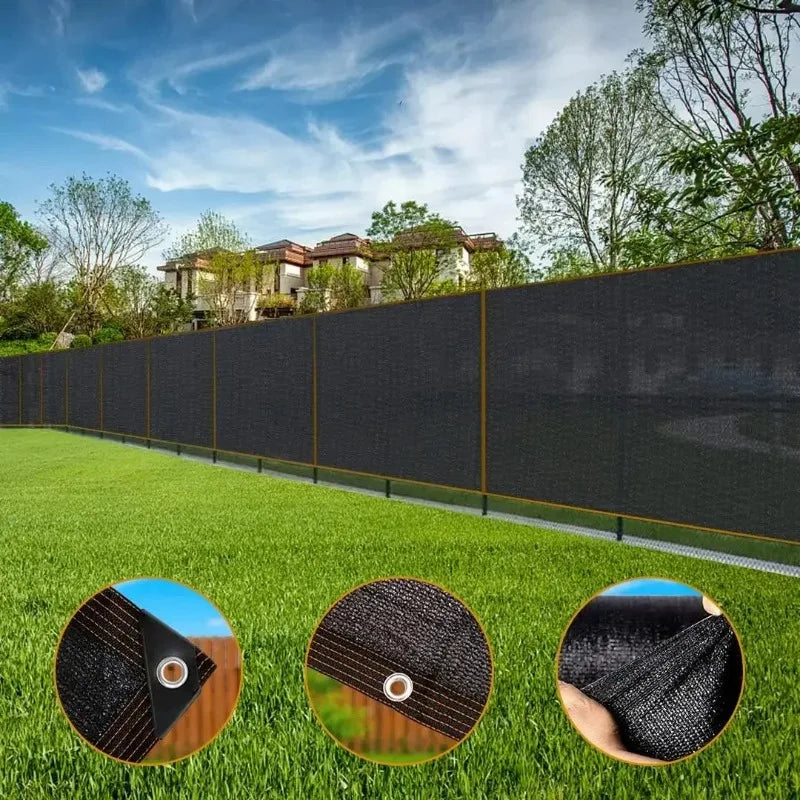2x2m 2x4m Sun Shade Net Outdoor Yard Balcony Shade Mesh Reinforced Edges Punched Holes Dense Thickened Sun Protection Netting Oasis Select