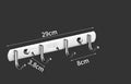 Stainless Steel Hook Hooks Toilet Clothes Hook Kitchen Supplies Hanger Punch-free Hook Rack Bathroom Hooks Punching Hooks Oasis Select 304 circle 4 hook