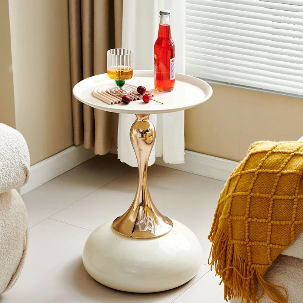 Nordic Metal Coffee Tables Mobile Portable Side Table Living Room Coffee Table Light Luxury Storage Rack Bedroom Furniture Oasis Select