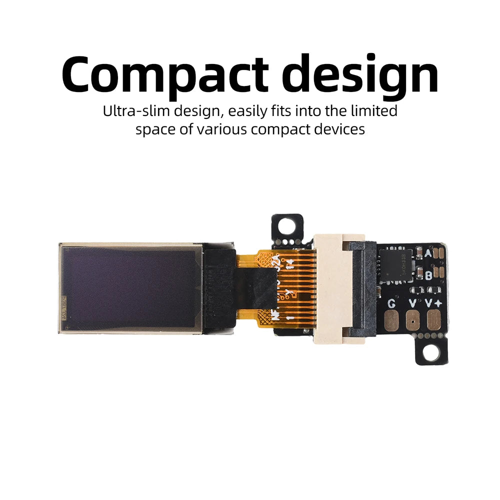 Ultra Thin Mini OLED Digital Voltmeter DC 0-30V 0.5 Inch OLED Display 12Bit ADC High Precision Voltage Meter 5Hz/10Hz Adjustable Oasis Select