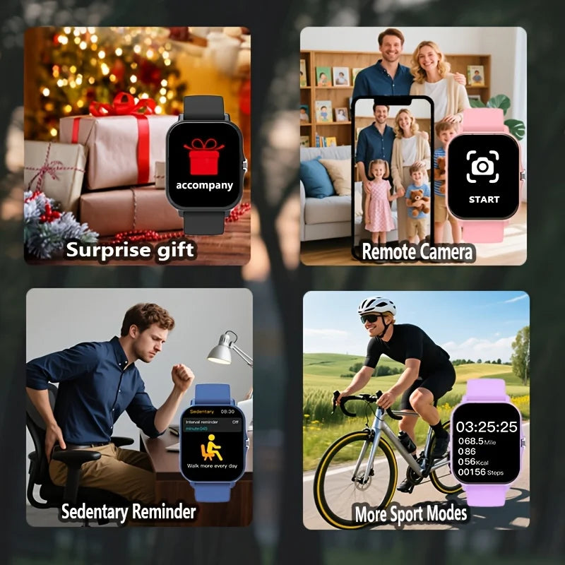 ERUN Smart Watch – Bluetooth Calling, AI Voice & Sport Modes
