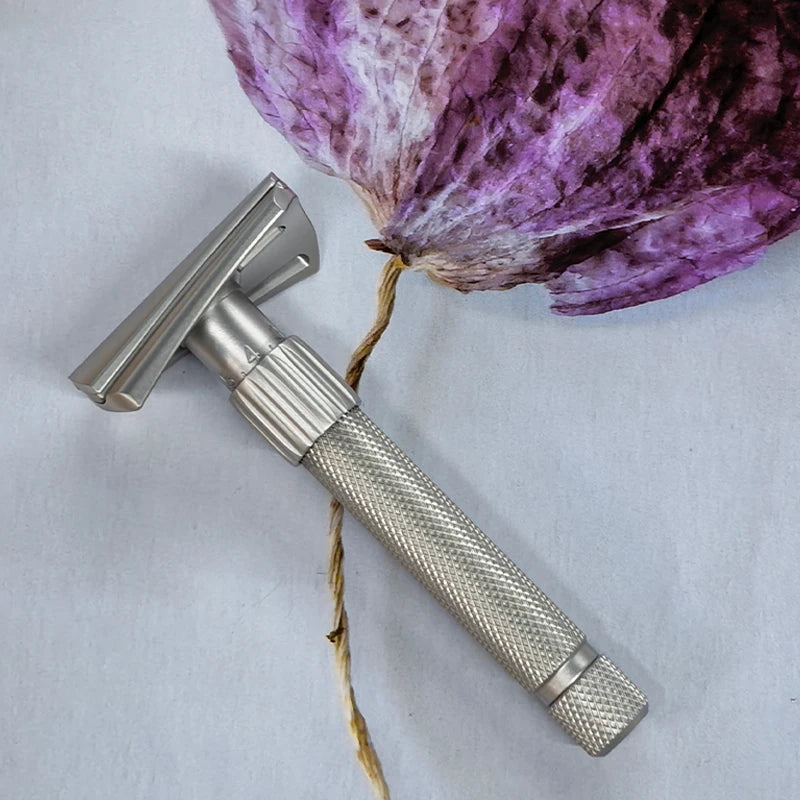 2026 Latest Model ！Yaqi Matte Torqx Stainless Steel Slant Adjustable Safety Razor - Classic Shaving Tool for Precision Grooming