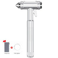 Car Safety Hammer Automotive Aluminum Alloy Window Glass Breaker with Seatbelt Cutter for Vehicle Car Emergency Escape Tool Oasis Select silver