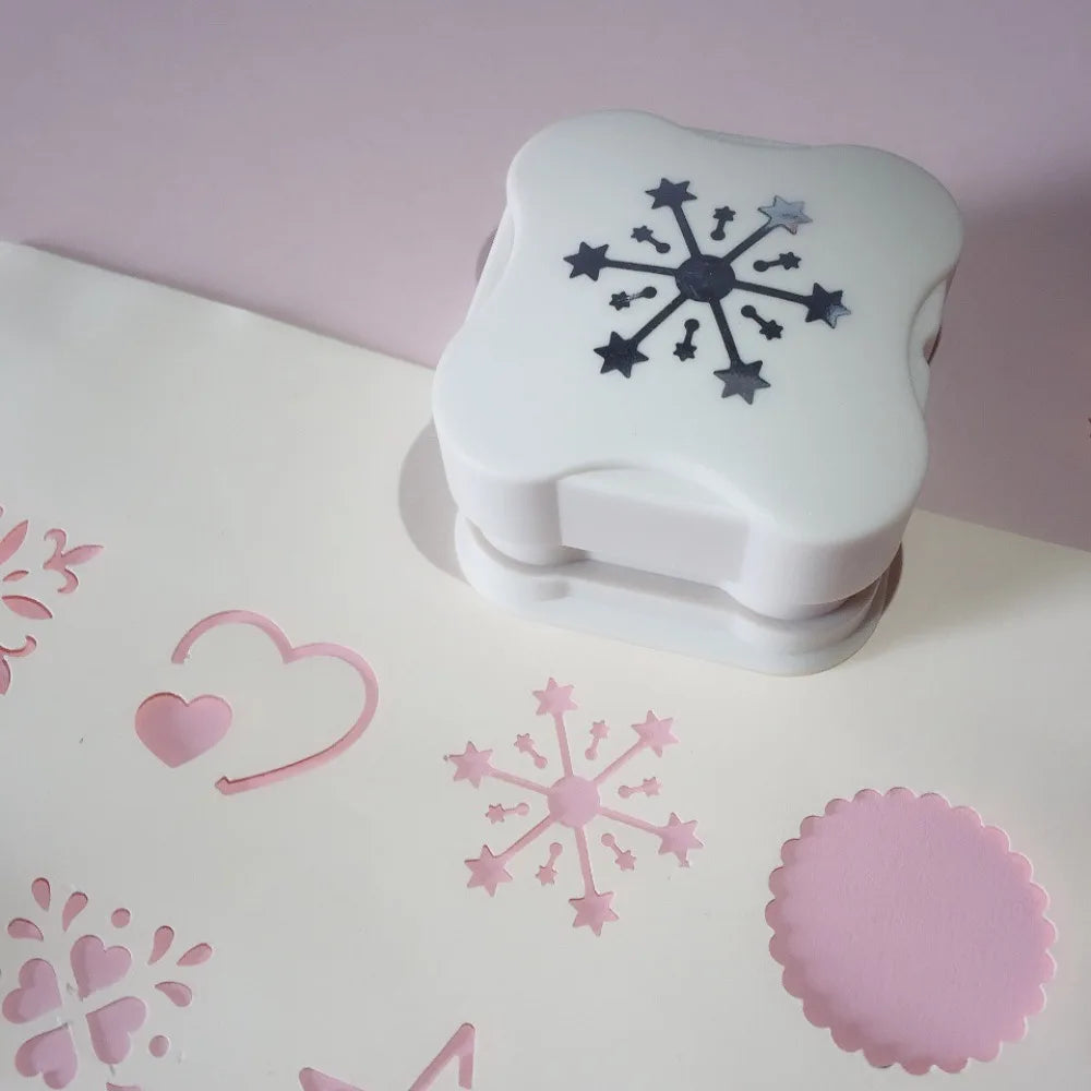 Magnetic Paper Hole Punch Handmade Crafts Tool Embossing Device Labor-Saving Punching Machine Paper Cutter Card Making Oasis Select Style 12