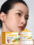 YURHERSU Turmeric Brightening Face Cream 50ml | Dark Spots Brightening Face Cream Oasis Select YELLOW 200g