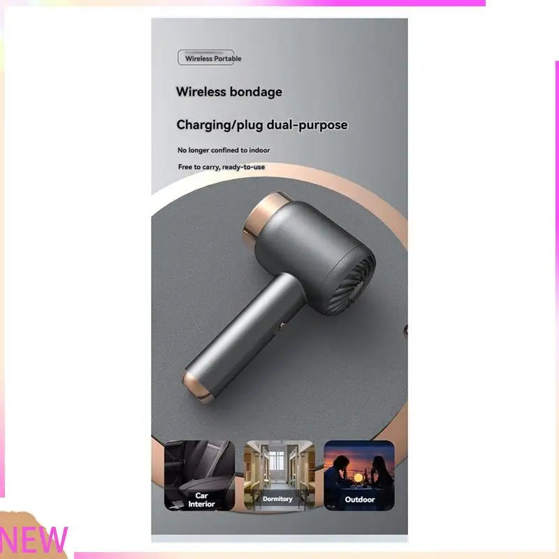 URGGU 2-in-1 Cordless Ionic Hair Dryer | Hot & Cold EU Plug