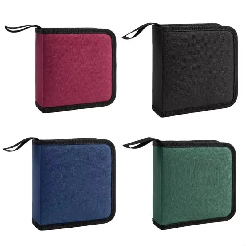 40 Disc CD DVD Carry Case Handbags DVD Organizer Wallet Storage Bags Album Box Cases DVD Booklet Holder Oxford Cloth Oasis Select