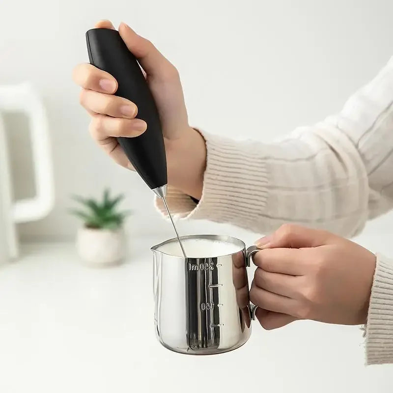 Wireless Electric Handheld Egg Beater And Milk Frother Mini Whisk Mixer for Coffee And Cappuccino Household Use - 1Pcs Oasis Select