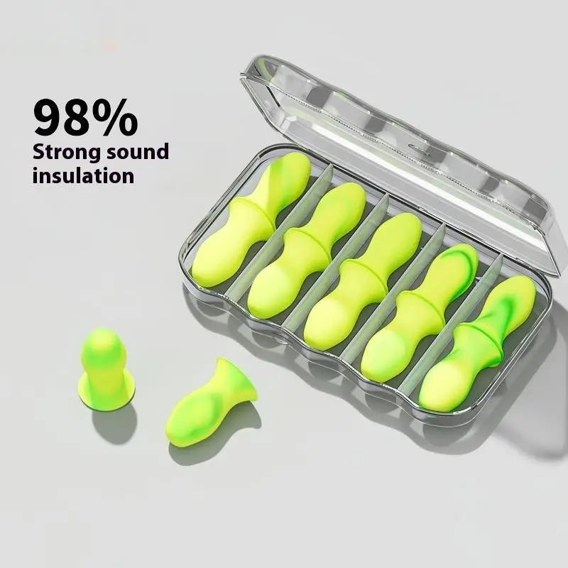 Reusable Anti-Noise Ear Plugs, 1/3/5 Boxes Set for Sleep Quality Improvement, Noise Barrier Earplugs Oasis Select
