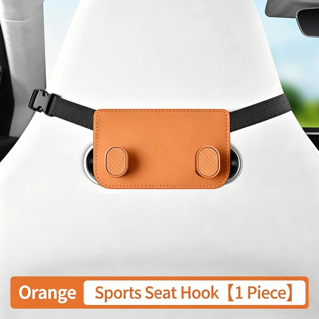 2-in-1 Car Headrest Hook & Phone Holder | Backseat Organizer
