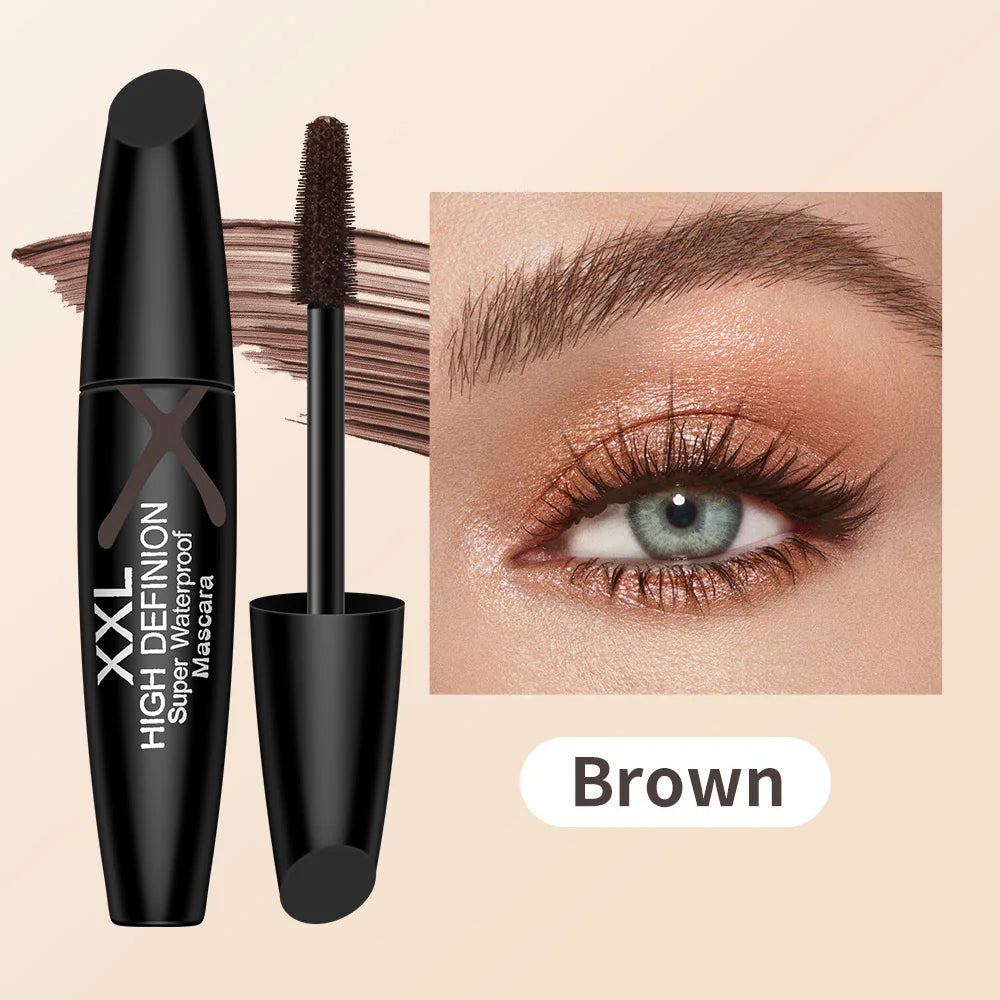 Multicolor Waterproof Eye Black Mascara – Sweatproof Party Makeup Colored Mascara Oasis Select Brown