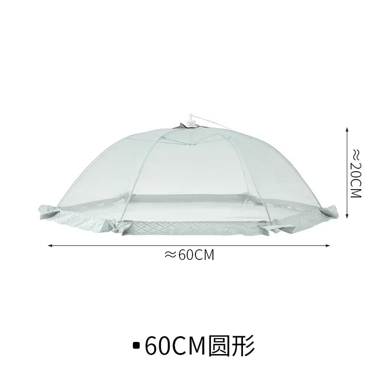 New Folding Home Food Cover Summer Fly-proof Insect-proof Vegetable Dust Table Cover Large Rectangular Food Cover Oasis Select 60cm