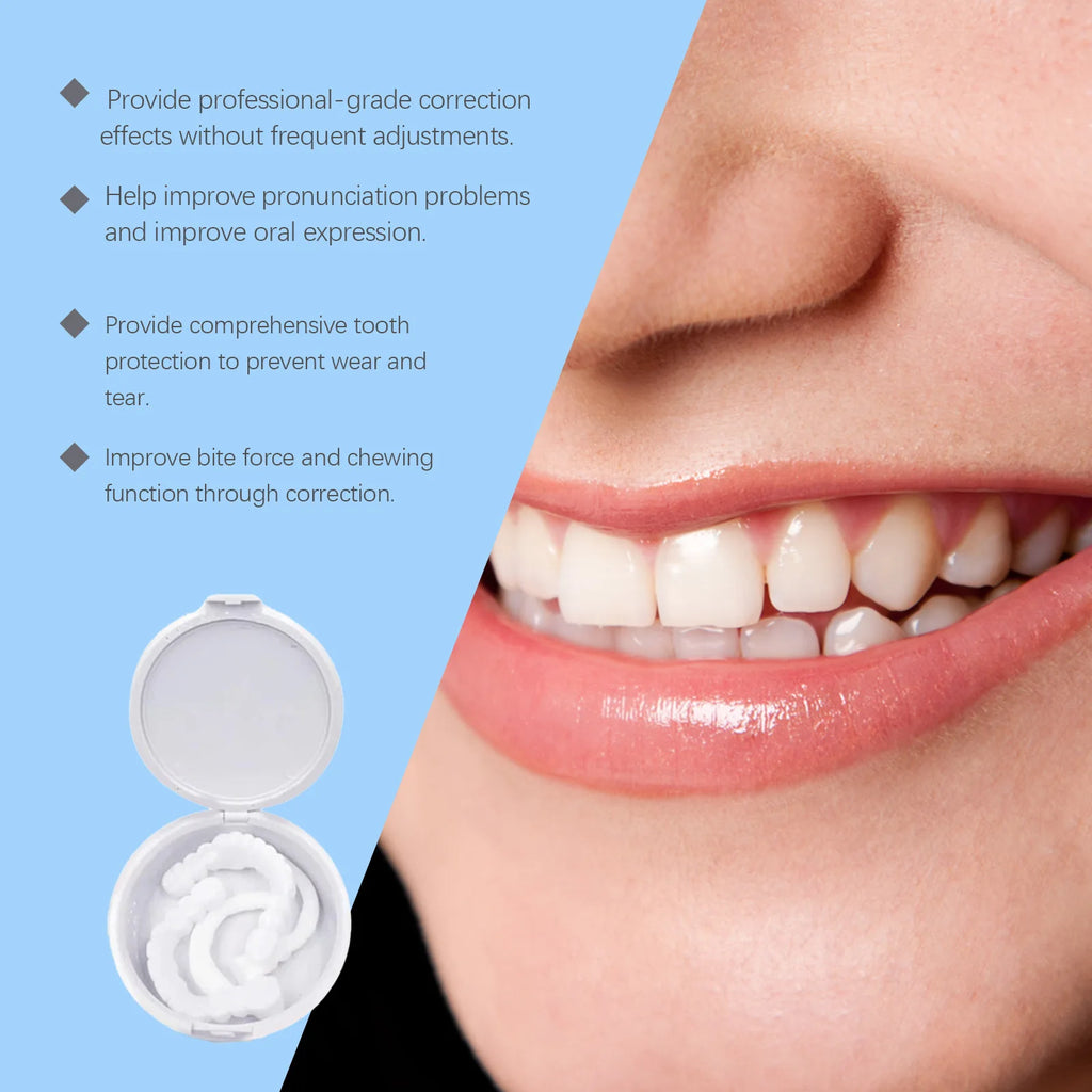 Snap-On Teeth Veneers – Adjustable Adult Fake Tooth Set Snap-On Dental Veneers Oasis Select