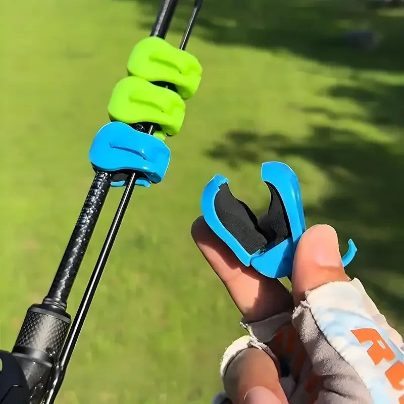 2Pcs Quick-Attach Fishing Rod Clip Tool-Free 1-Hand Holder For Freshwater Rods Storage Racks Secure Grip Tackle Organizer Oasis Select