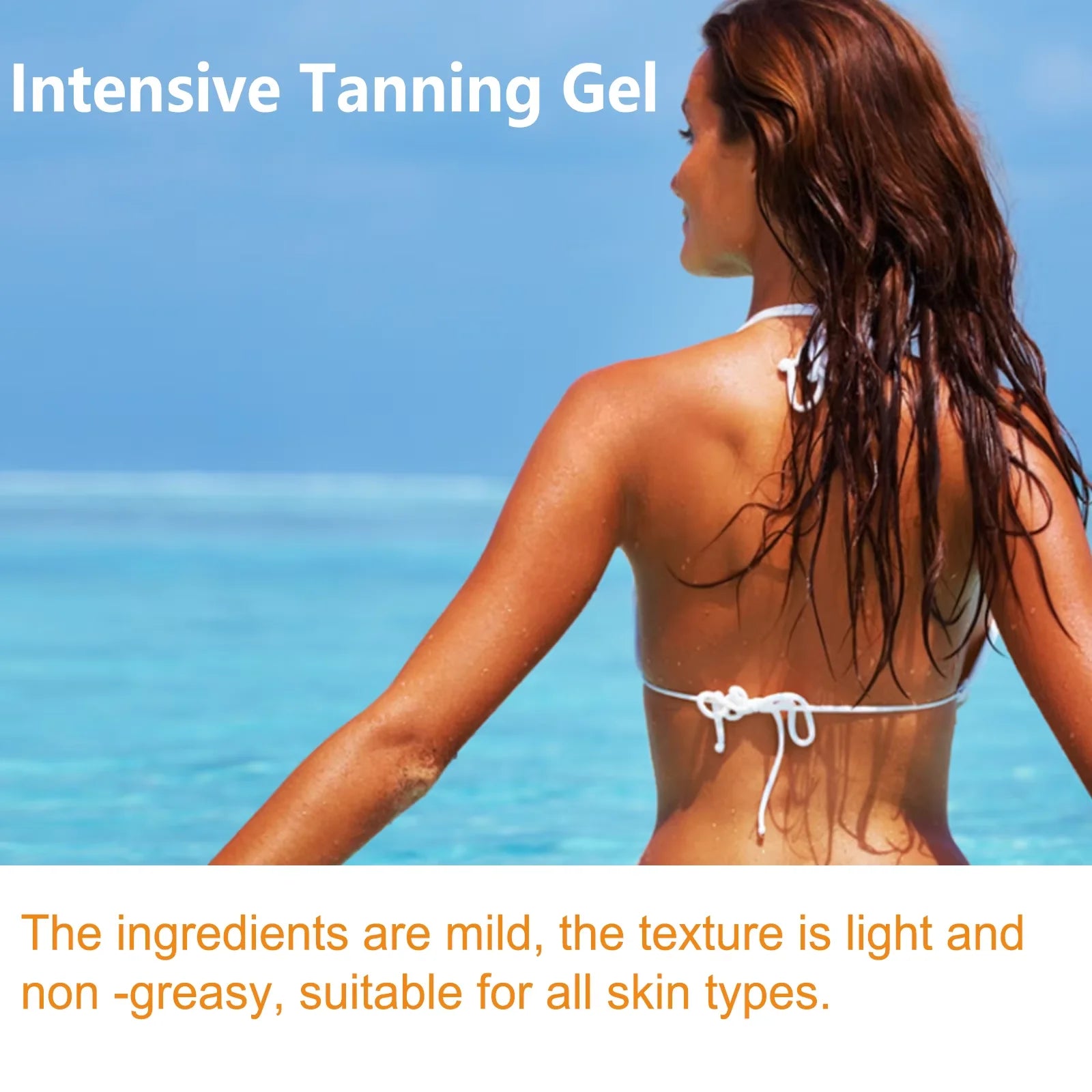 OceAura Intensive Tanning Gel – Self Tanner & Bronzer Self Tanning Gel Oasis Select