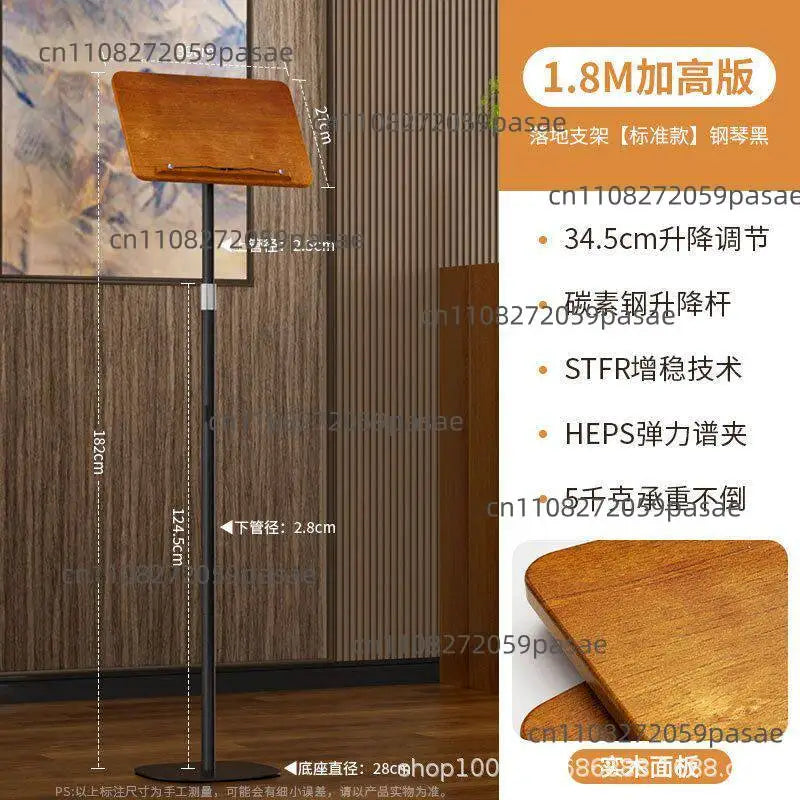 Floor Standing Reading Stand Tablet Holder Adjustable Book Stand for Reading Painting and Morning Study with Stand Up Desk Oasis Select 1.8M