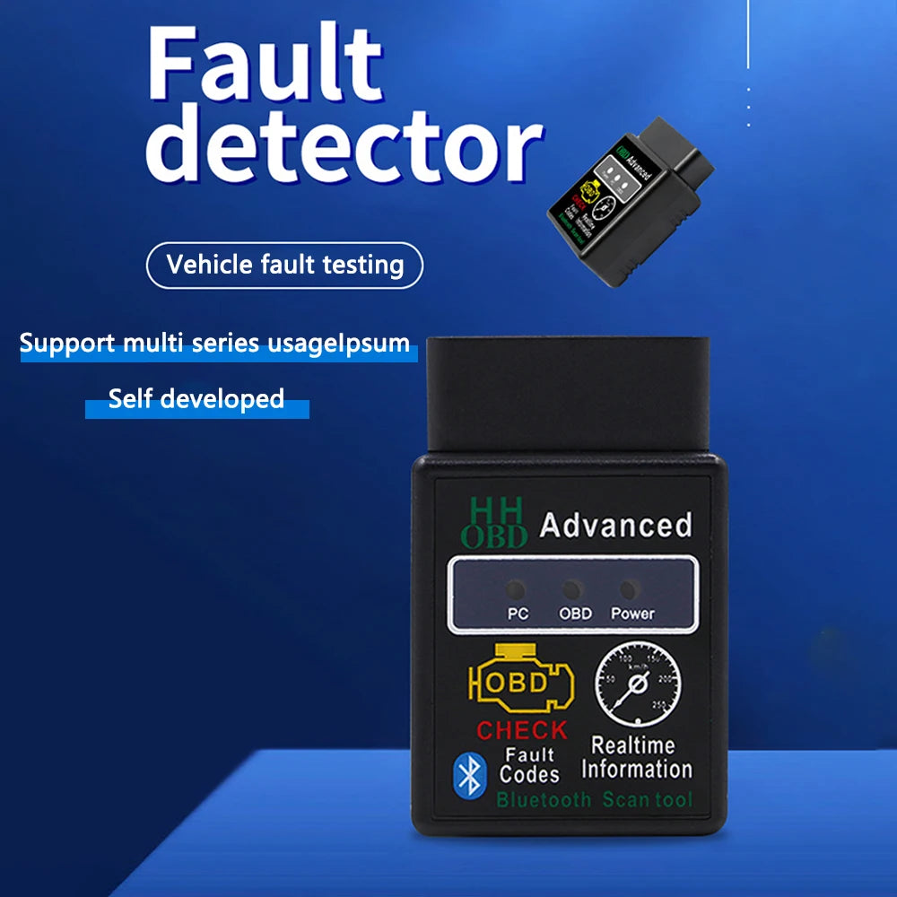 Bluetooth V1.5 Mini Elm327 OBD2 Scanner OBD Car Diagnostic Tool Code Reader For Android Windows Symbian English Oasis Select