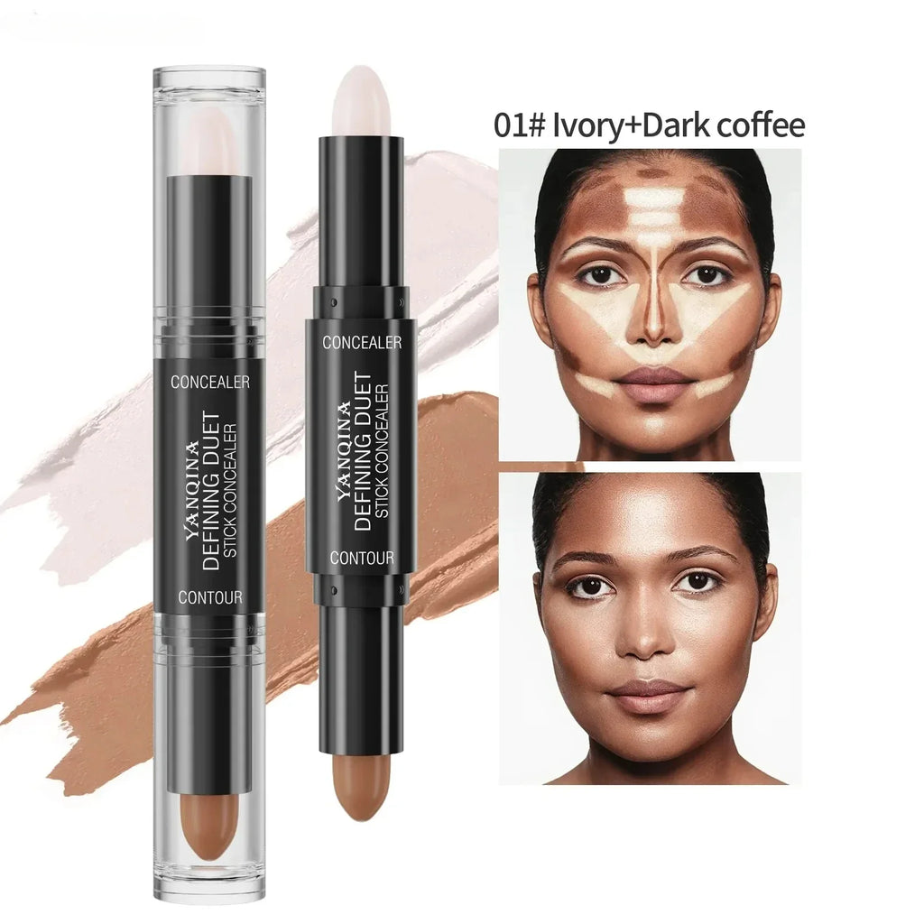 BIOAOUA Double-Head Contour & Concealer Stick | Long-Lasting
