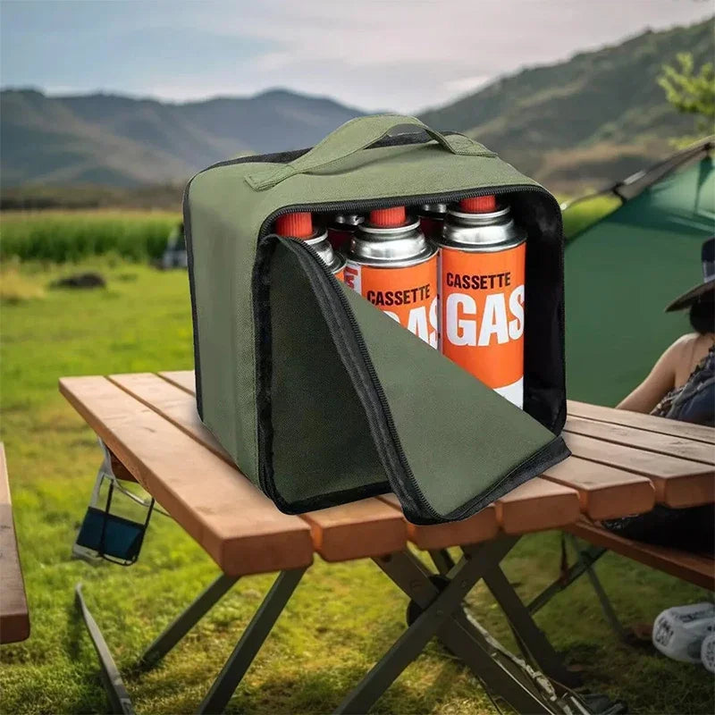 Camping Gas Canister Organizer Bag Carry Bag Multipurpose Outdoor Camping Picnic Storage Daily Necessities Bag Handbag,Ziplock Oasis Select