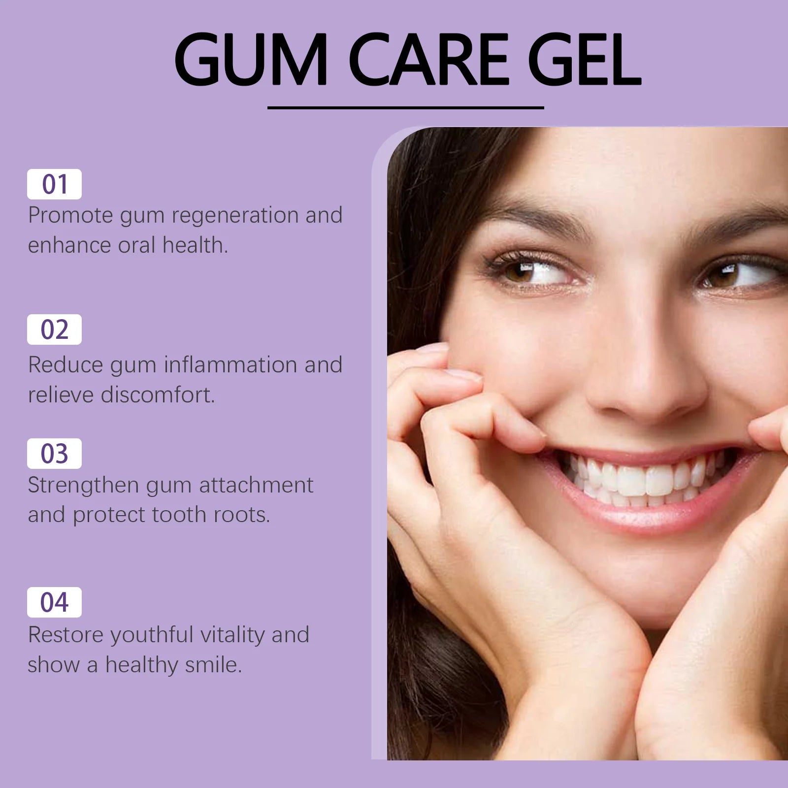 Purple Gum Care Gel – Stain Removal & Bright Teeth Daily Gel Dental Care Gel Oasis Select