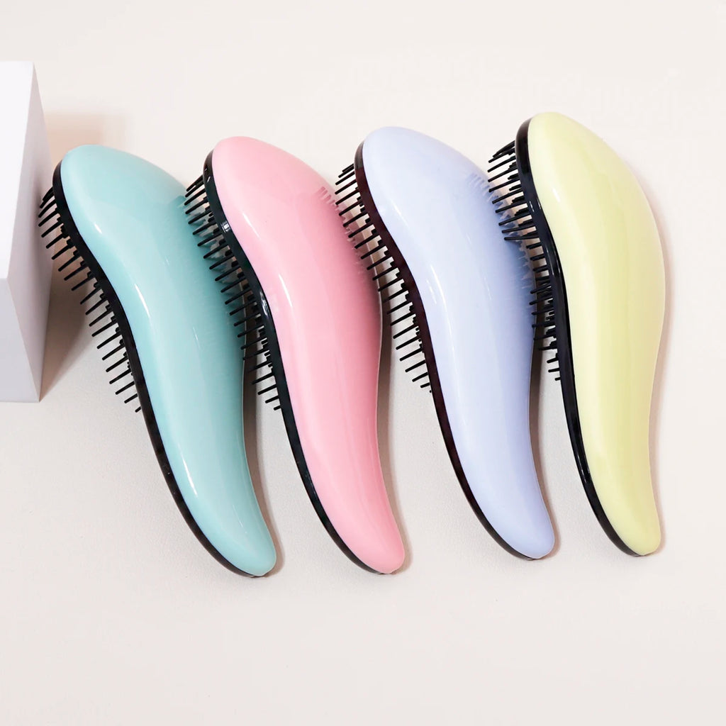 Antistatic massage brush winding shower massage brush wet hair curly brush salon hairdressing tool Special for real hair wigs Oasis Select