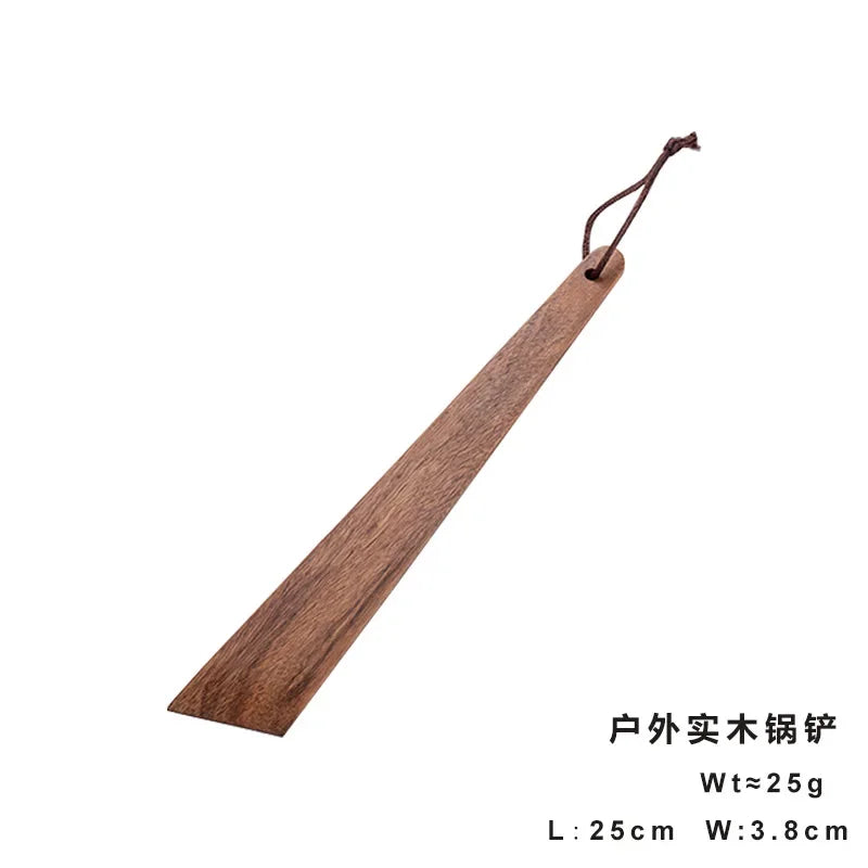 Wooden Spatula Wood Shovel Non-Stick Pan Special Cooking Wooden Spatula Home High Temperature Resistant Shovel Spoon Salad Spoon Oasis Select A 25X3.8CM