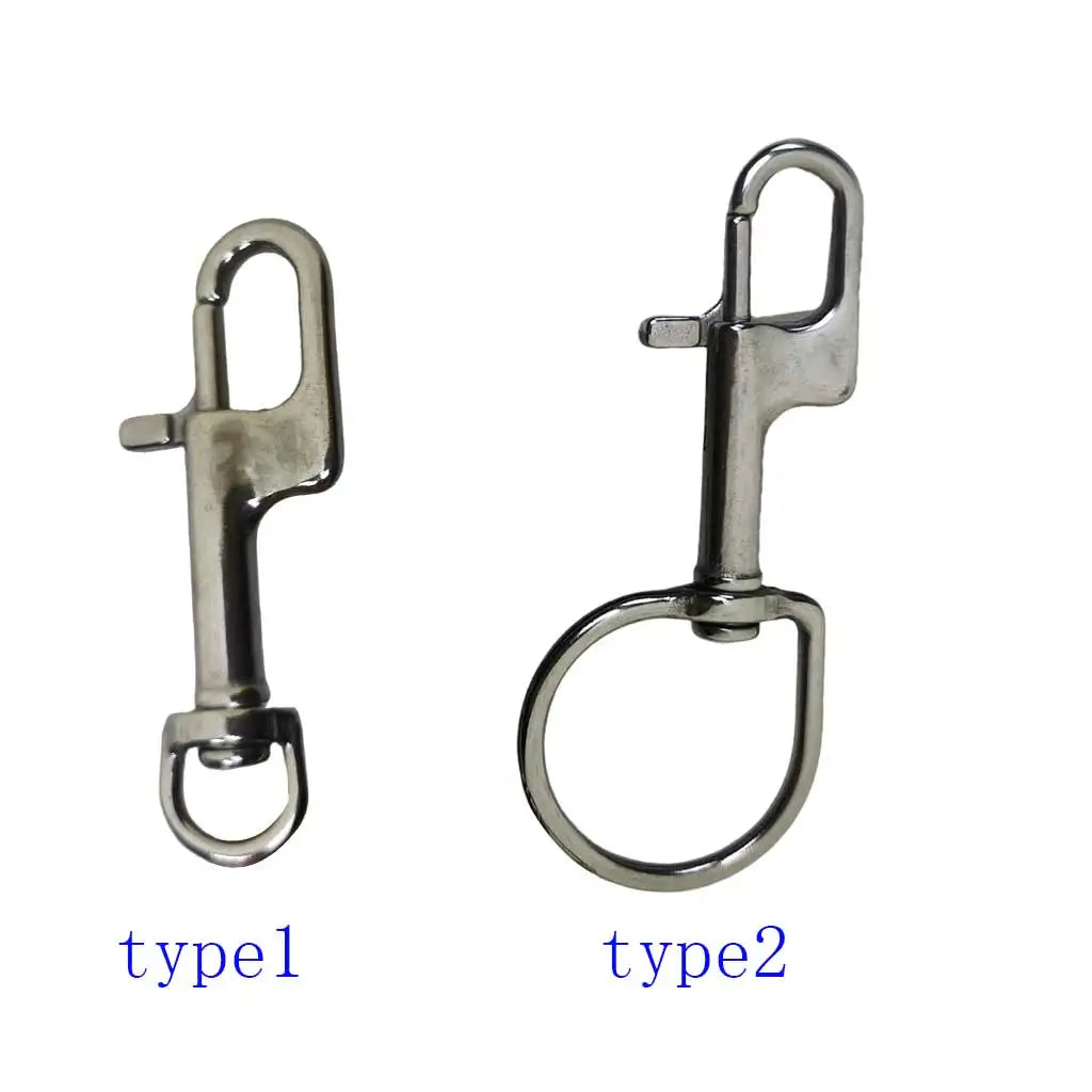 316 Stainless Steel Swivel Single End Snap Hook Rotating Clip For Diving Pet Leash Boat Hardware Safety Lanyard Outdoor Gear Oasis Select