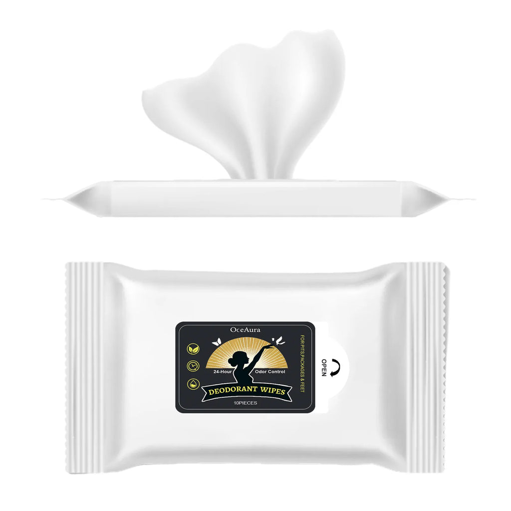Odor-Removing Body Wipes for Sports & Sweat | Fresh Scent Body Cleansing Wipes Oasis Select 10pcs boxed