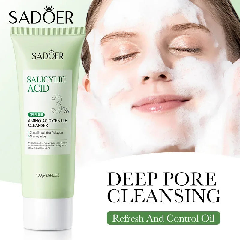 LUXURYTO Salicylic Acid Foaming Face Wash | Hydrating Cleanser