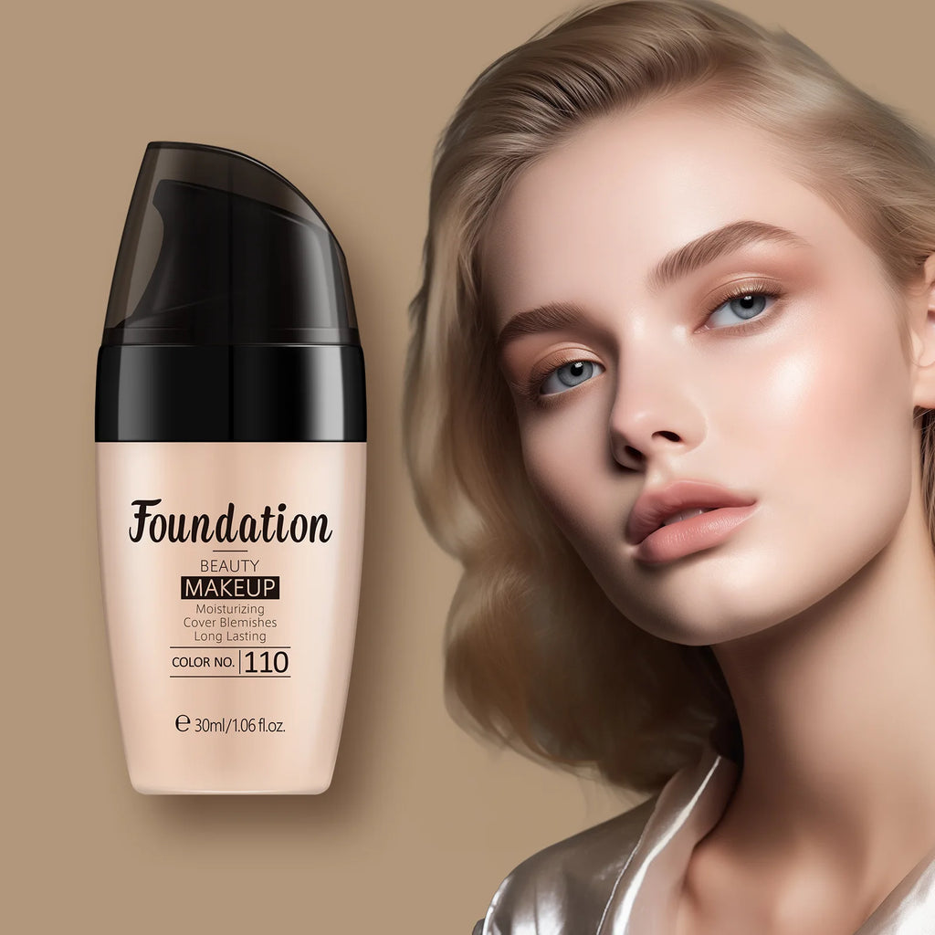 LAIKOU Matte Liquid Foundation – Oil Free, Waterproof, Long Lasting