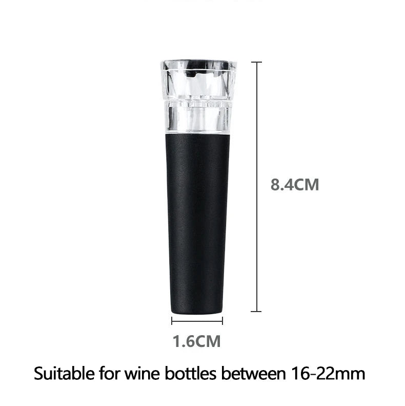 4-Pack Vacuum Wine Bottle Stoppers – Airtight Silicone Sealer Wine Bottle Stopper Oasis Select