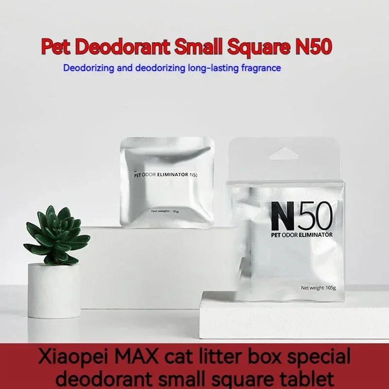 For PETKIT Pet Deodorant Small Square N50 Automatic Cat Toilet MAX Special Deodorant Cat Cat Urine Deodorant Oasis Select