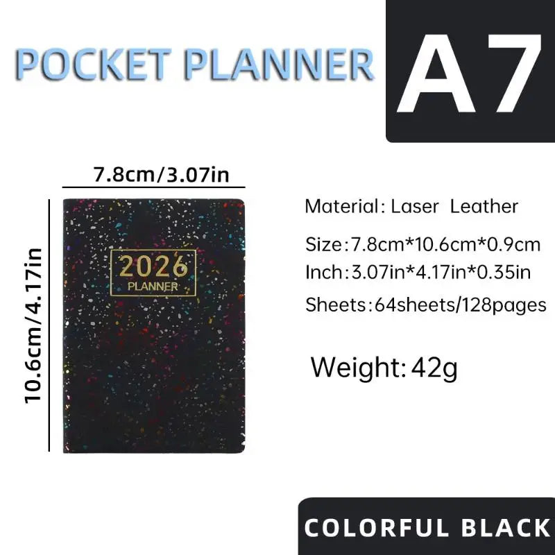 2026 Mini Pocket Planner Calendar To Do List Daily Task Checklist Planner For Home School Office Pocket Planner Calendar Oasis Select A5