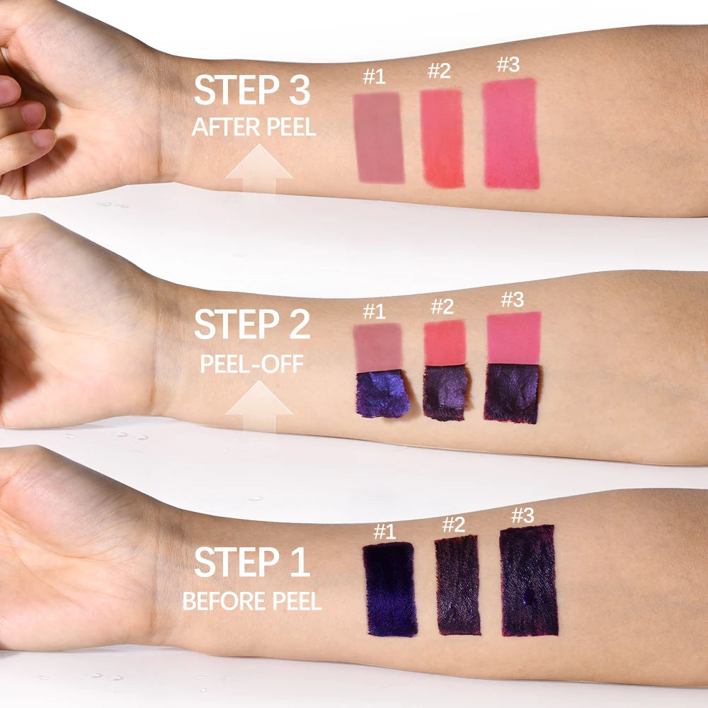 Peel Off Lip Stain Tint – Waterproof Matte Long-Lasting Peel Off Lip Stain Oasis Select