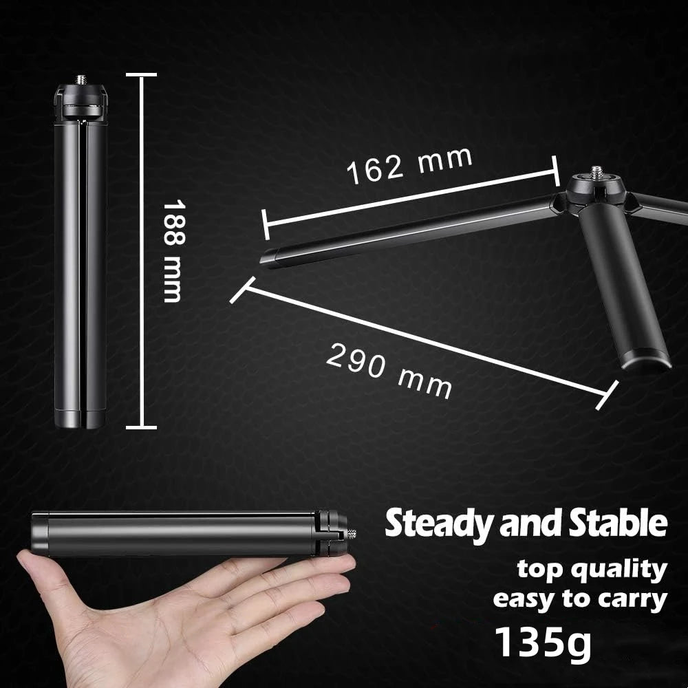 VeFly Aluminum Mini Tripod for Gimbal, DSLR & Camera | Tabletop