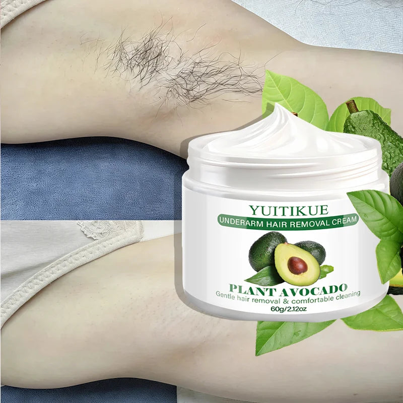YUITIKUE Avocado Hair Removal Cream – Natural, No Irritation