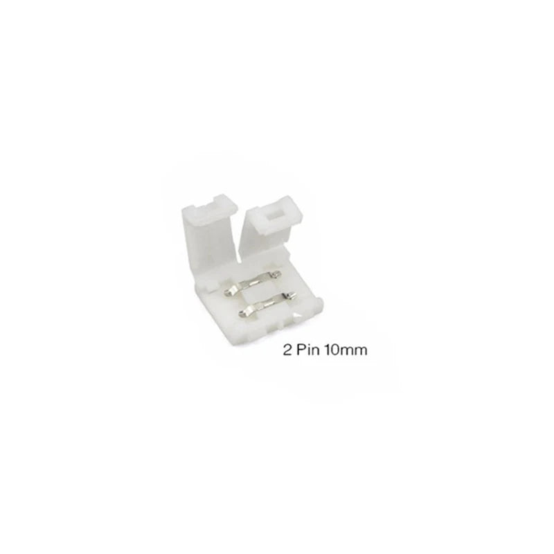 5PCS 10PCS 2Pin 4Pin 8mm 10mm LED Strips Lights Connector Splice Clip For 2835 3528 5050 5630 LED Strip Lamps Bar Connector Oasis Select 2pin 10mm 5PCS 2 Pin
